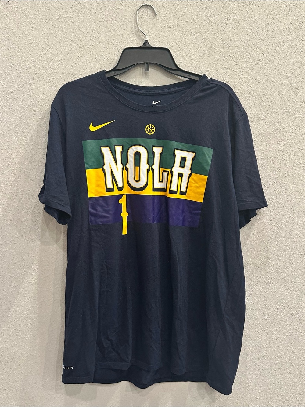 Nike Zion Williamson Pelicans New Orleans NBA Dri Fit Graphic Tee XL